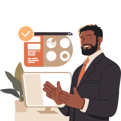 Person analyzing dashboards and data on a laptop.