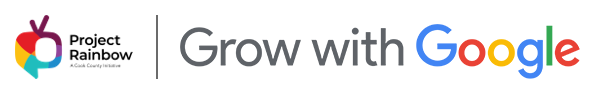 Project Rainbow & Grow with Google logos